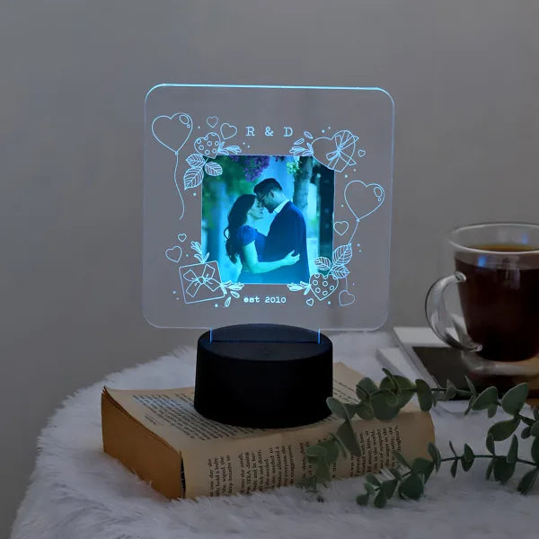 You And Me Forever LED Lamp - Personalized - Anniversary